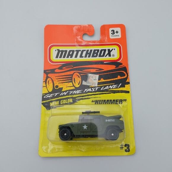 Matchbox Superfast Hummer #3 Tyco 1994 New In Package - Picture 1 of 3